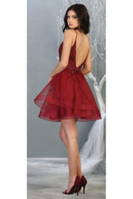 Load image into Gallery viewer, Short Holiday Cocktail Dress -LA1816 - - LA Merchandise