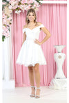 Load image into Gallery viewer, Short Prom Dresses - LA1933 - IVORY - LA Merchandise