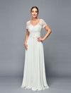 Load image into Gallery viewer, Short Sleeve Mother Of The Bride - LADK308 - OFF WHITE - LADK