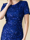 Load image into Gallery viewer, Short Sleeve Semi Formal Dress - LAY8960 - - LAY