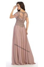 Load image into Gallery viewer, Short sleeve Mother of Bride dress- LA1638 - - LA Merchandise