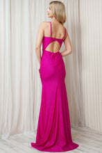 Load image into Gallery viewer, La Merchandise LAABZ018 Simple V-Neck Wholesale Bodycon Prom Dress - - LA Merchandise