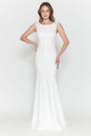 Load image into Gallery viewer, Simple Cap Sleeve Bridal Gown - LAY8566B - - LA Merchandise