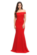 Load image into Gallery viewer, Simple Mermaid Bridesmaids Dress - LN5194 - RED - LA Merchandise
