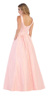Sleeveless A-line Formal Dress-LA1595 - - Dresses LA Merchandise