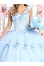 Load image into Gallery viewer, Sleeveless Floral Quinceañera Gown - LA157 - - LA Merchandise