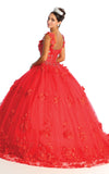 Load image into Gallery viewer, Sleeveless Floral Quinceañera Gown - LA157 - - LA Merchandise