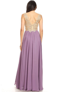 Sleeveless Long Dress SF3076 - - Dress LA Merchandise