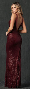 Sleeveless Prom Dress - LAT264 - - LA Merchandise