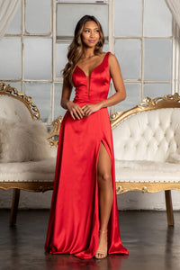 Sleeveless Special Occasion Gown - LAS1992 - RED - LA Merchandise