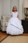 Load image into Gallery viewer, Sleeveless flower girl dress with bolero jacket- LAD5237 - - LA Merchandise