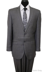Slim Fit Men's Windowpane Pattern Suit - LAM130SA - - Mens Suits LA Merchandise