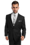 Load image into Gallery viewer, Solid Two Piece Men&#39;s Suit - LAM202SA - BLACK - Mens Suits LA Merchandise