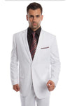 Load image into Gallery viewer, Solid Two Piece Men&#39;s Suit - LAM202SA - WHITE - Mens Suits LA Merchandise