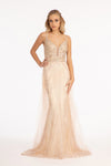 Load image into Gallery viewer, Spaghetti Strap Embellished Mermaid Dress - LAS3069 - - Dresses LA Merchandise