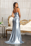 Load image into Gallery viewer, Spaghetti Strap Satin Mermaid Dress - LAS3044 - - Dresses LA Merchandise