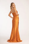 Load image into Gallery viewer, Spaghetti Strap Satin Mermaid Dress - LAS3044 - - Dresses LA Merchandise