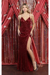 Load image into Gallery viewer, Special Occasion Formal Gown - LA1900 - BURGUNDY - LA Merchandise