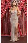 Load image into Gallery viewer, Special Occasion Formal Gown - LA1900 - ROSEGOLD - LA Merchandise
