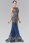 Load image into Gallery viewer, Special Occasion Formal Gown - LAS2338 - NAVY BLUE - LA Merchandise