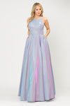 Load image into Gallery viewer, Special Occasion Glitter Gown - LAY8436 - BLUE - LA Merchandise
