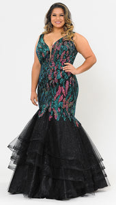 Special Occasion Mermaid Dress-LAYW1072 - MULTICOLOR - LA Merchandise