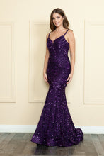 Load image into Gallery viewer, Special Occasion Mermaid Dress - LAY9002 - PURPLE - LA Merchandise