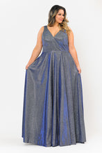 Load image into Gallery viewer, Special Occasion Plus Size Dress - LAYW1036 - ROYAL BLUE - LA Merchandise