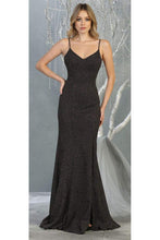 Load image into Gallery viewer, Special Occasion Shiny Gown -LA1822 - BLACK MULTI - LA Merchandise