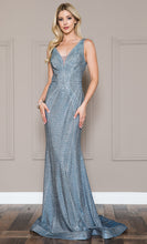Load image into Gallery viewer, La Merchandise LAA2030 Wholesale Sleeveless Rhinestone Formal Dress - BLUE - LA Merchandise