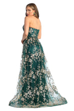 Load image into Gallery viewer, Strapless Boned Bodice Evening Gown - LA1920 - - LA Merchandise