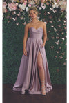 Load image into Gallery viewer, Strapless Satin Bridesmaid Gown - LA1846 - - LA MERCHANDISE