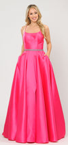 Load image into Gallery viewer, Strappy Backless A-Line Dress - LAY8684 - FUCHSIA - LAY