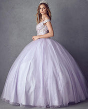 Load image into Gallery viewer, La Merchandise LAT1430 Cold Shoulder Quinceanera Ball Gown - - LA Merchandise