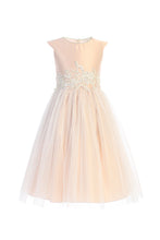 Load image into Gallery viewer, Sweet Flower Girl Pearl Dress - LAK850 - Blush - LA Merchandise
