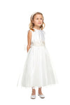 Load image into Gallery viewer, Sweet Flower Girl Pearl Dress - LAK850 - White - LA Merchandise