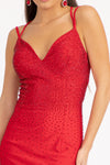 Load image into Gallery viewer, Sweetheart Neckline Jersey Dress - LAS3036 - Red - Dresses LAS