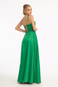 Sweetheart Neckline Satin A-line Dress - LAS3039 - - Dresses LA Merchandise