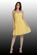 Load image into Gallery viewer, Sweetheart strapless short bridesmaid dress-PY6744 - - LA Merchandise