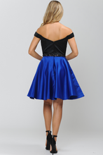 Load image into Gallery viewer, Two Tone Short Dresses - LAY8532 - - LA Merchandise