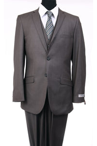 Ultra Slim Fit 3 Piece Men's Suit - LA154SA - - Mens Suits LA Merchandise