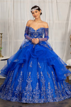 Load image into Gallery viewer, Victorian Quince Dress - LAS1976 - ROYAL BLUE - LA Merchandise