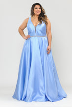 Load image into Gallery viewer, Plus Size Dresses With Corset - LAYW1108 - PERIWINKLE - LA Merchandise