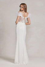 Load image into Gallery viewer, Wedding Dresses With Feathers - LAXS1229B - - LA Merchandise