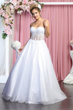 Load image into Gallery viewer, Wedding Reception Ball Gown - LA141B - WHITE - LA Merchandise
