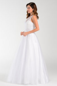 White Wedding Dresses - LAY7490 - - LA Merchandise
