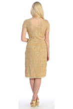 Load image into Gallery viewer, A divin short sleeve mother of bride dress-MQ974