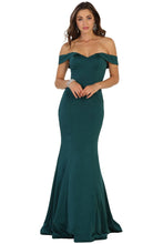 Load image into Gallery viewer, Stretchy Special Occasion Gown - Hunter Green / 18