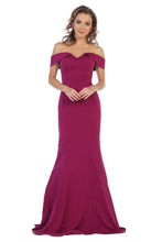 Load image into Gallery viewer, Stretchy Special Occasion Gown - Magenta / 2
