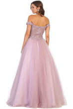 Load image into Gallery viewer, Classy Off Shoulder A-Line Dress - LA1734
